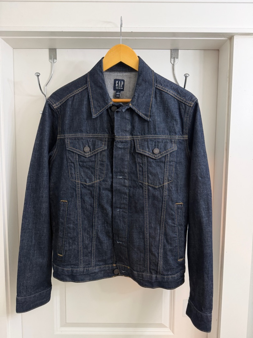 GAP Men's Indigo Denim Trucker Jacket